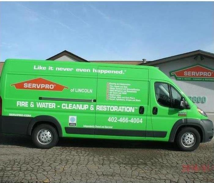 Why SERVPRO - image of green SERVPRO van