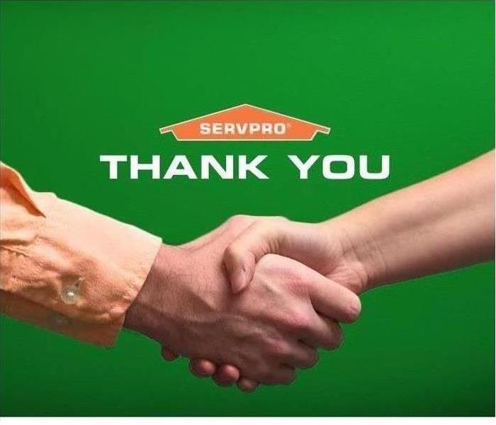 Why SERVPRO - image of two people shaking hands